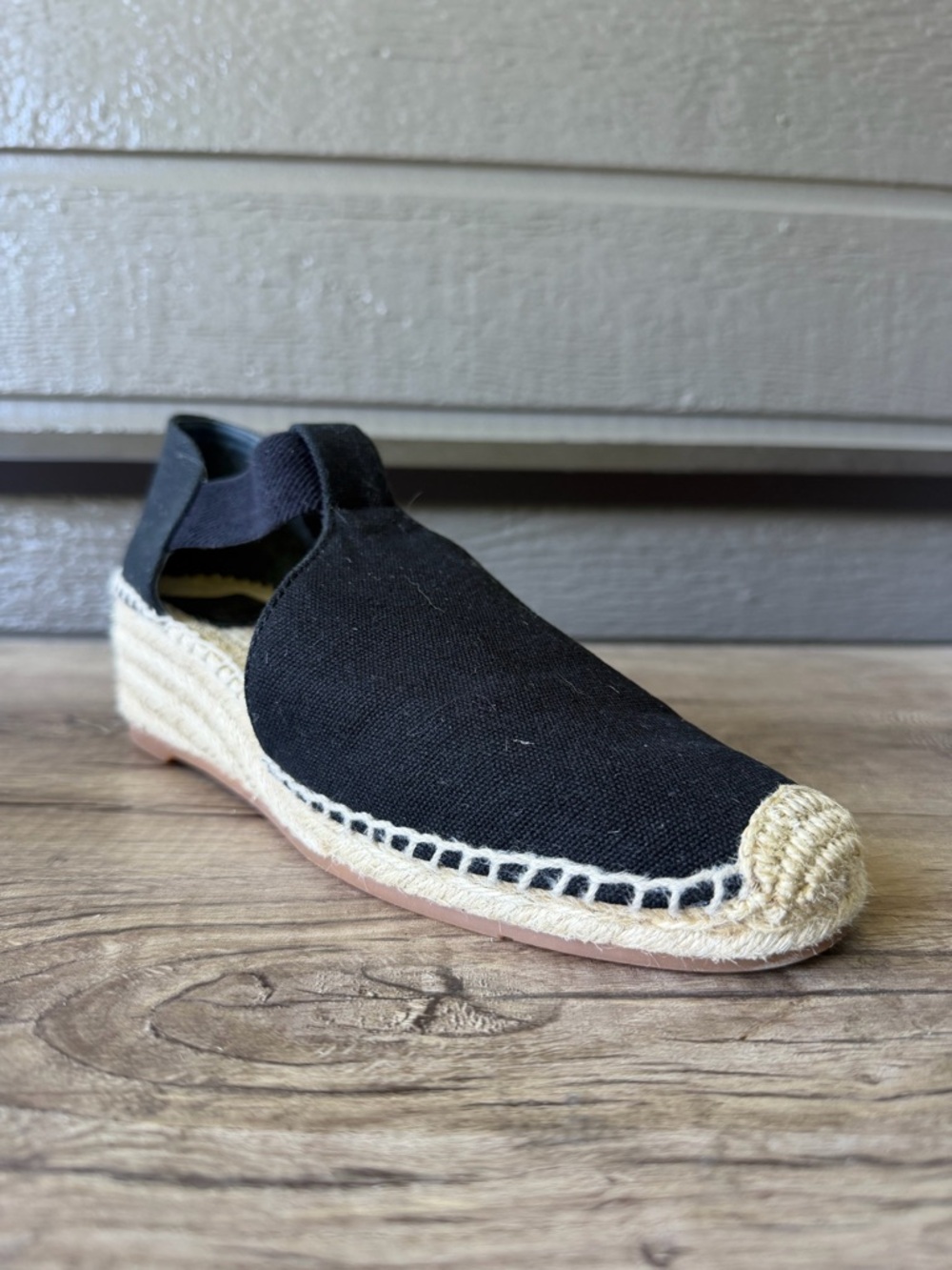 Tory Burch Women’s Black Espadrille Slip-On Shoes - Picture 9 of 9